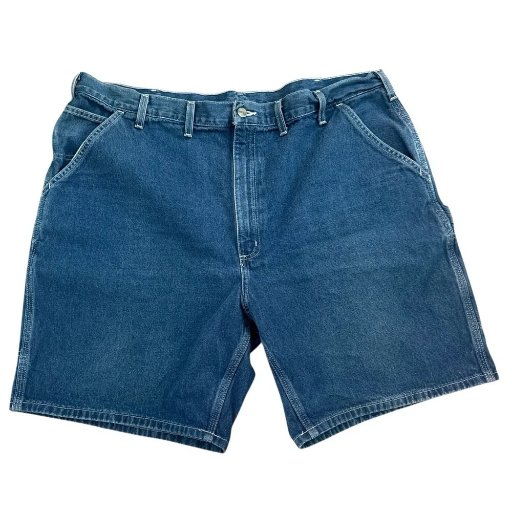 Vintage USA Carhartt B28 Carpenter Utility Denim Shorts 44 Work Jorts 9”